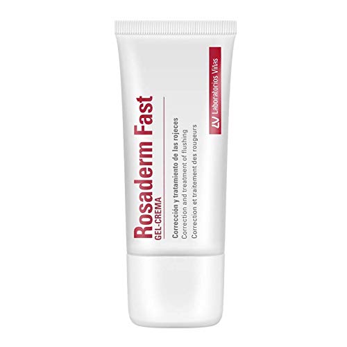 Rosaderm Fast Gel Cream, Corrective And Treatment Of Flushing, Skin Tint Corrective Anti Redness Soothing Calming Hydro Primer Silky Moist Delicate Isolating Pore Eraser Light Weight Primer, 30g