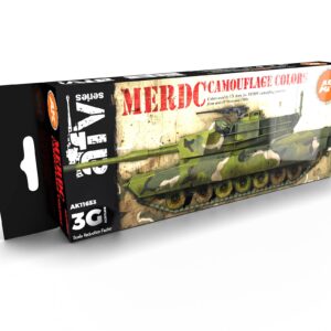 AK Interactive 3G MERDC Camouflage Colors - Plastic Modelling Paints & Accessories, Item # AK-11653