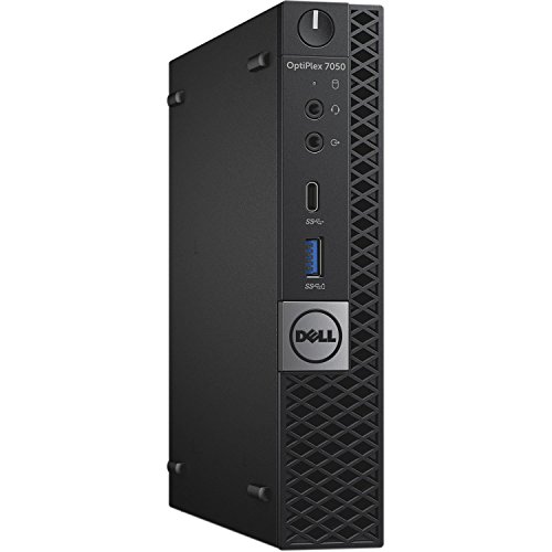 Dell OptiPlex 7050 Micro Form Factor Desktop Computer, Intel Core i5-7500T Quad-Core Up to 3.3GHz, 16GB DDR4, 512GB Solid State Drive, Windows 10 Pro (Renewed)