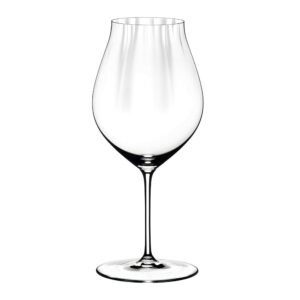 Riedel Performance Pinot Noir Wine Glass (2-Pack) with Large Microfiber Polishing Cloth Bundle (2 Items)