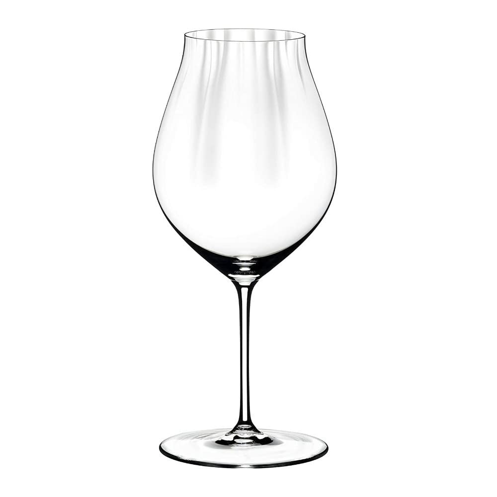 Riedel Performance Pinot Noir Wine Glass (2-Pack) with Large Microfiber Polishing Cloth Bundle (2 Items)