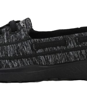 Skechers Women's Microburst Topnotch Sneaker Black/Black 8 Wide