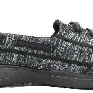 Skechers Women's Microburst Topnotch Sneaker Black/Black 8 Wide