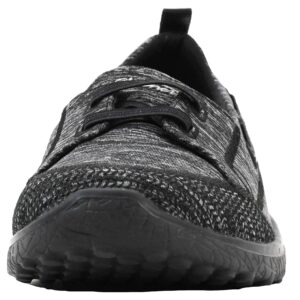 Skechers Women's Microburst Topnotch Sneaker Black/Black 8 Wide