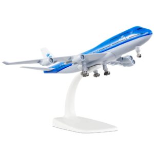 busyflies 1:300 scale klm dutch royal boeing 747 airplane models alloy diecast airplane model