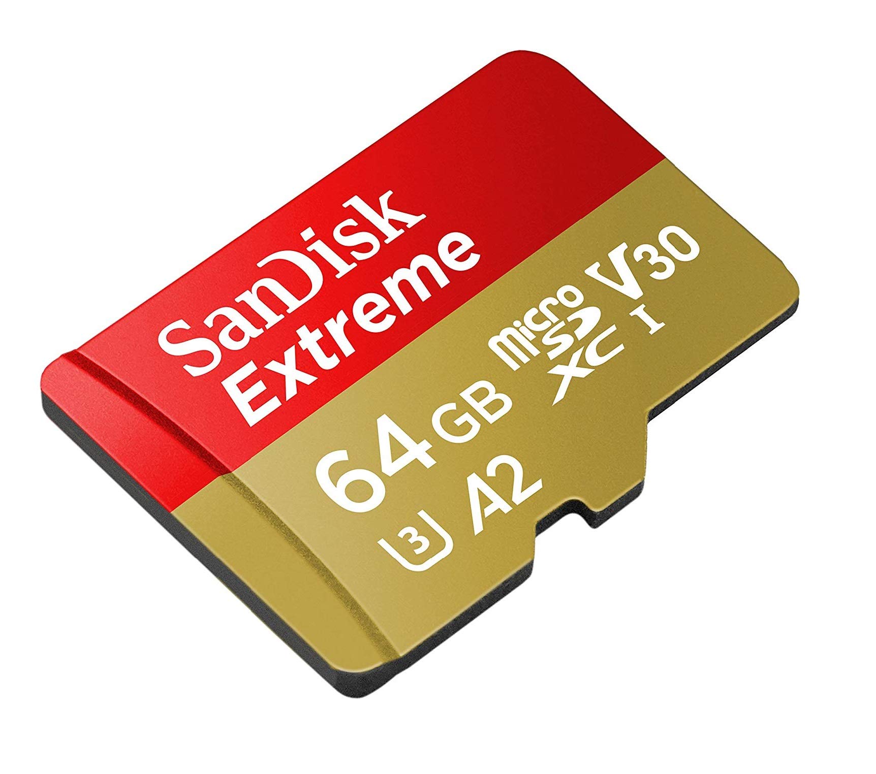 SanDisk Micro Extreme 64GB Memory Card (Five Pack) for DJI Air 2S Drone (SDSQXAH-064G-GN6MN) Bundle with (1) Everything But Stromboli MicroSD Card Reader