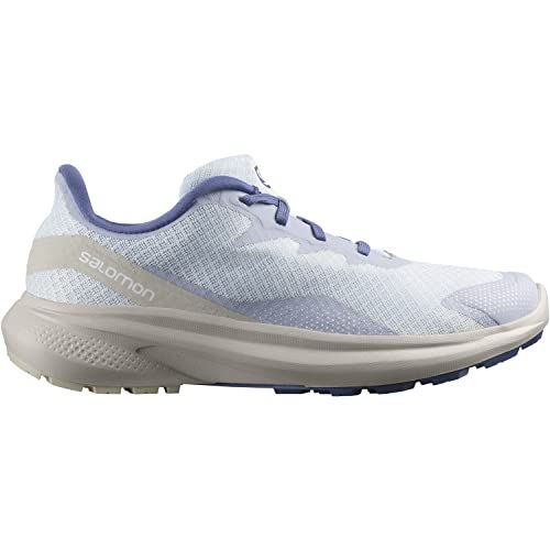 Salomon Women's Impulse W Trail Running Shoe, White/Rainy Day/Purple Heather, 6