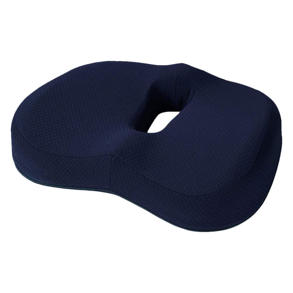 NUOBESTY Donut Pillow Tailbone Cushion Memory Foam Seat Pad for Prostate, Sciatica, Bed Sore Post Surgery Pain Relief