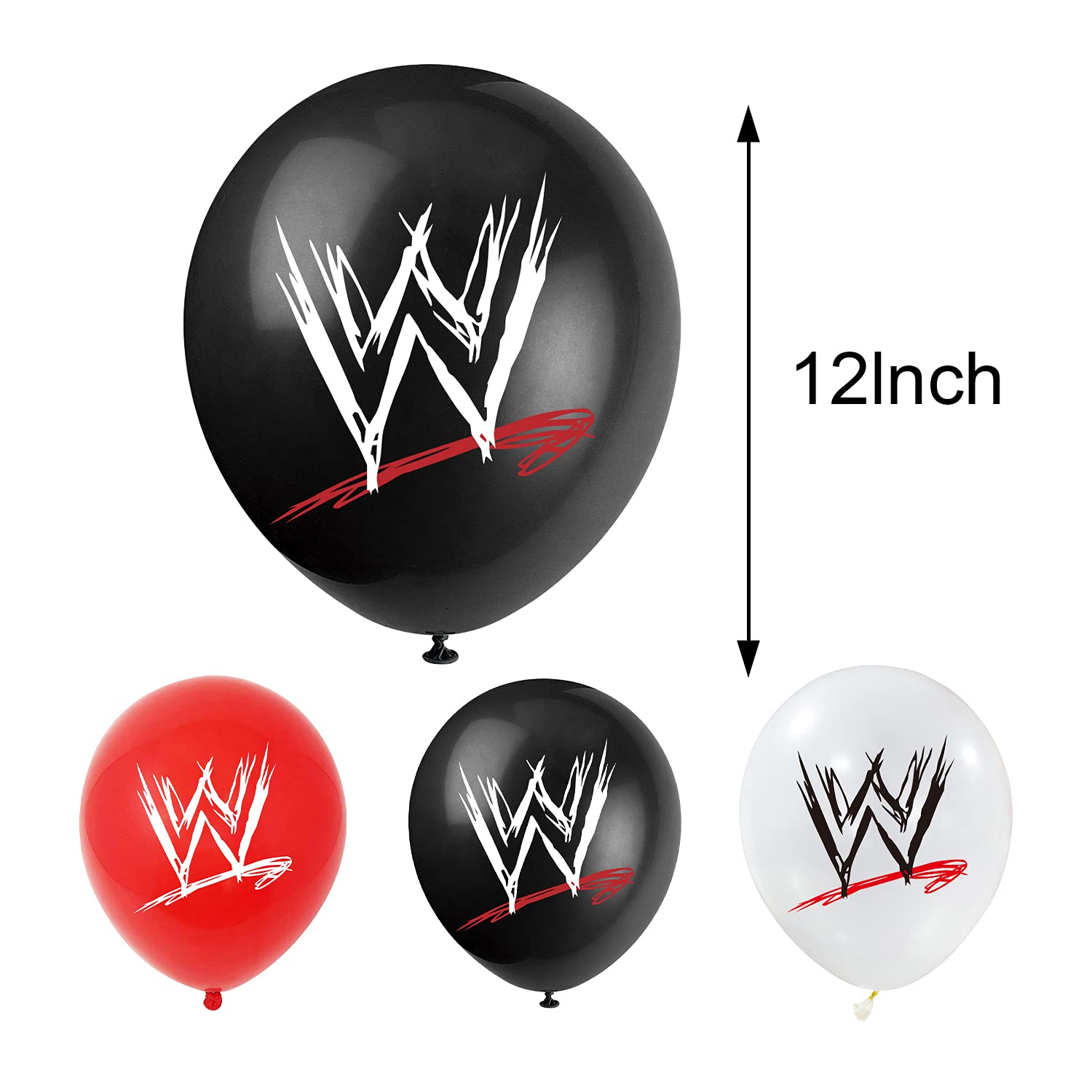 Wrestling Party Supplies Birthday Wrestling Party Decorations Set Include Banner Balloons Cake Tops