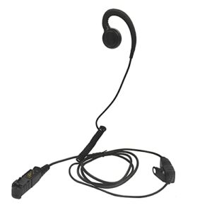 rataok xpr3500e earpiece and mic walkie talkie accessories headset with microphone radio ptt ear piece for motorola xpr 3300e 3500e 3000 3300 3500 xpr3300e xpr3000 xpr3300 xpr3500 (c swivel)