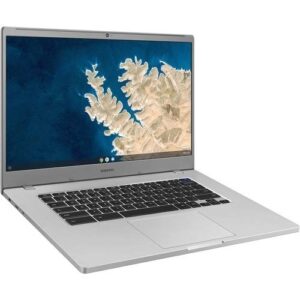 SAMSUNG Chromebook 4 Plus 15.6" 4GB 128GB Intel Celeron N4000 X2 1.1GHz Chrome OS, Platinum Titan