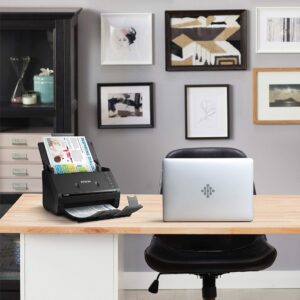 Epson Workforce ES-400 II Color Duplex Desktop Document Scanner for PC and Mac, with Auto Document Feeder (ADF) and Image Adjustment Tools (Renewed)