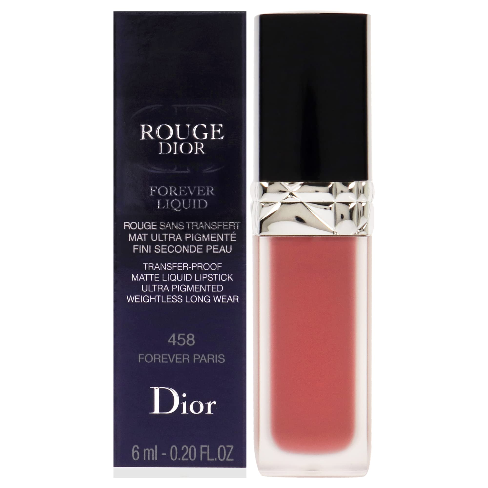 Christian Dior Rouge Dior Forever Liquid Matte - 458 Forever Paris Lipstick Women 0.2 oz