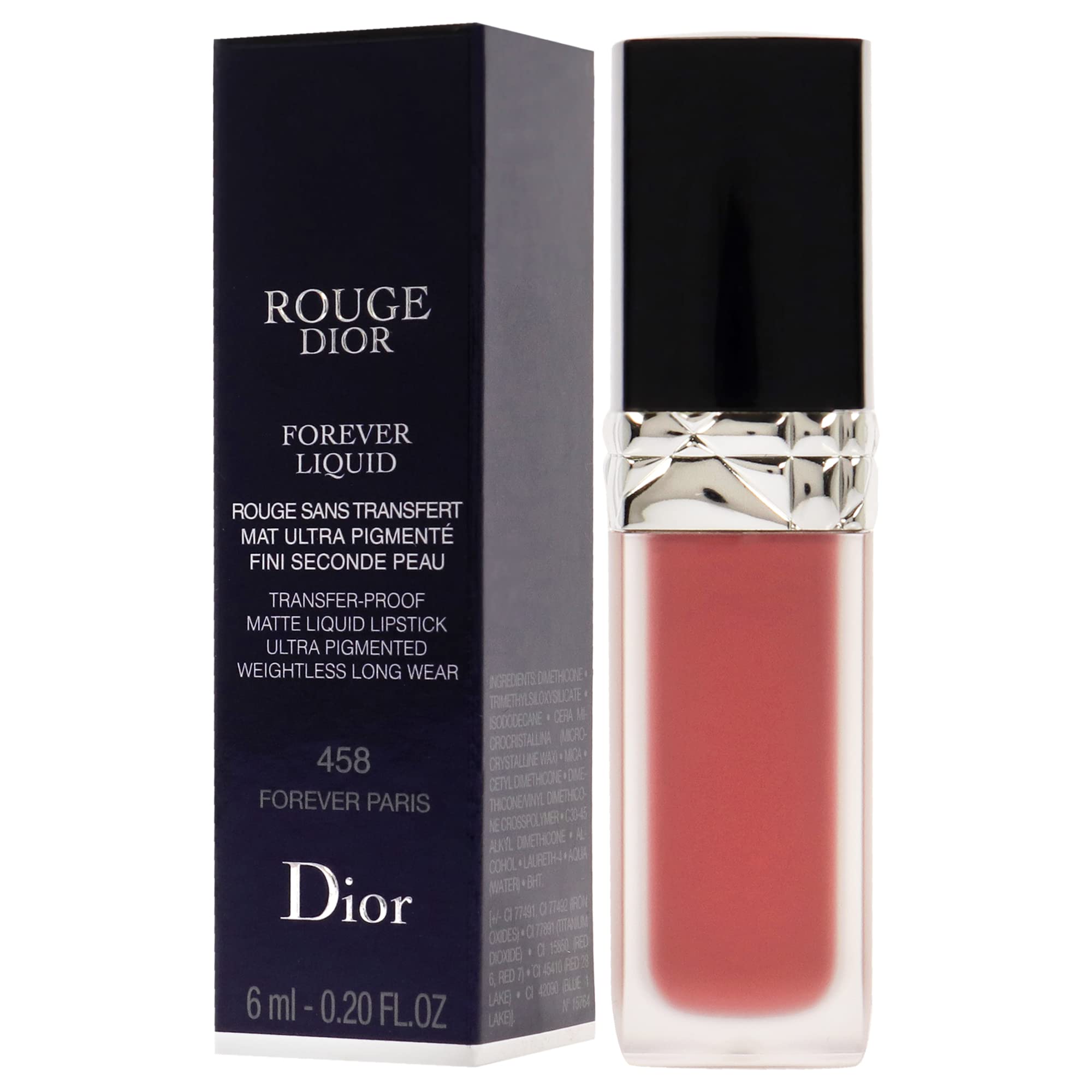 Christian Dior Rouge Dior Forever Liquid Matte - 458 Forever Paris Lipstick Women 0.2 oz