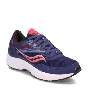 Saucony Women's Cohesion 15 Running Shoe, Cobalt/Punch, 7