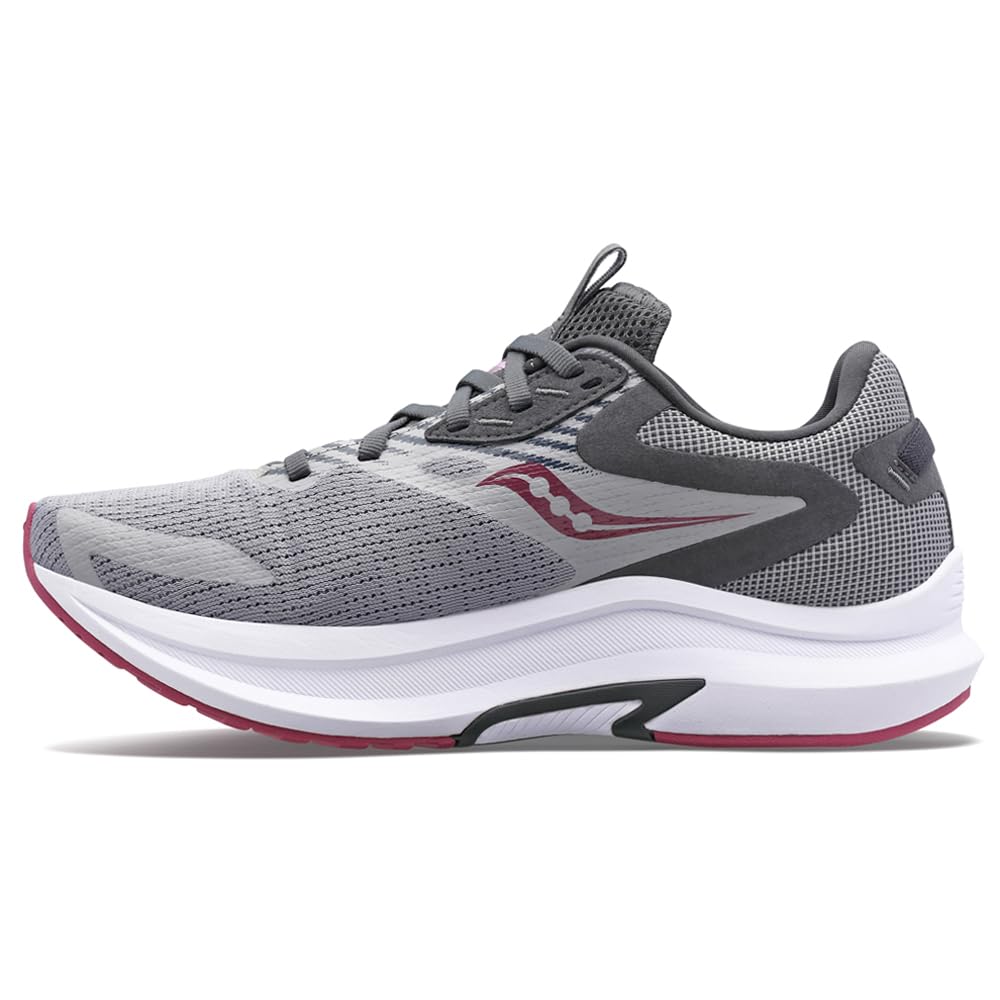 Saucony Women's AXON 2 Running Shoe, Shadow/Quartz, 9