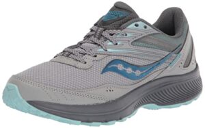 saucony women's cohesion tr15 running shoe, alloy/topaz, 9