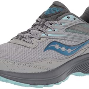 Saucony Women's Cohesion TR15 Running Shoe, Alloy/Topaz, 9