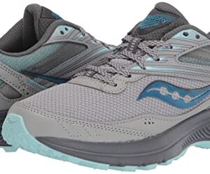 Saucony Women's Cohesion TR15 Running Shoe, Alloy/Topaz, 9