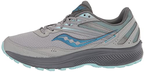 Saucony Women's Cohesion TR15 Running Shoe, Alloy/Topaz, 9