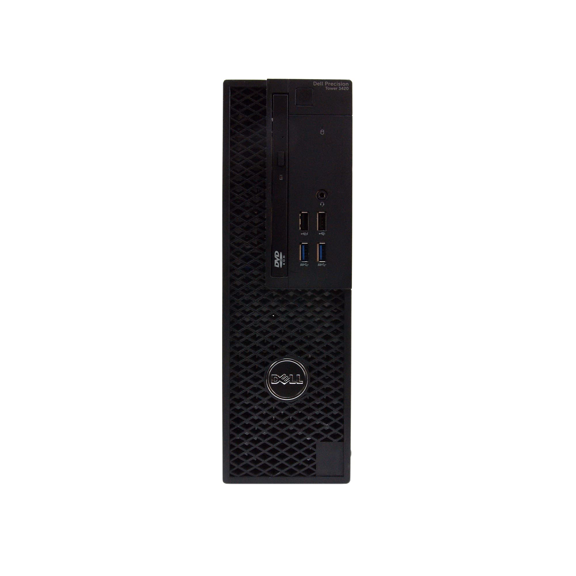 Dell Precision Tower 3420 SFF Intel Core i5-7500 3.4GHz, 16 GB RAM, 512 GB Solid State Drive, DVDRW, Windows 10 Pro 64bit, (Renewed)