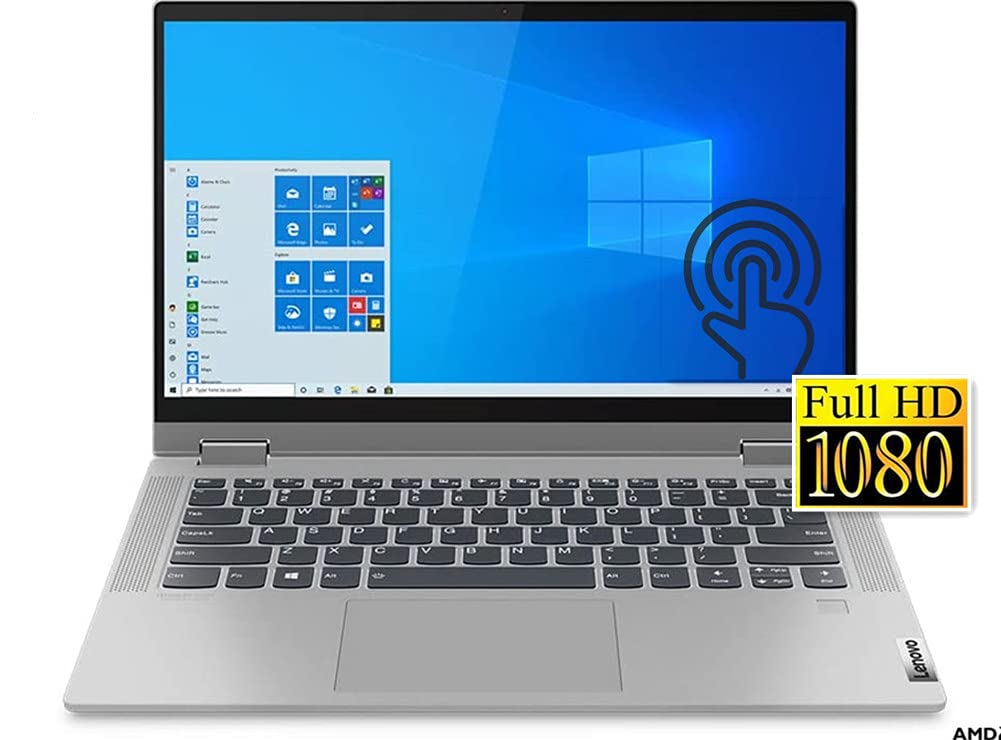 Lenovo Flex 5 14" FHD IPS 2in1 Touch Screen Laptop, 6-core AMD Ryzen 5 4500U (>i7-10710U), USB-C, WiFi, Fingerprint, Backlit KB, Webcam, HDMI, Win 10 Home, 32GB MSD Card (8GB RAM | 512GB PCIe SSD)