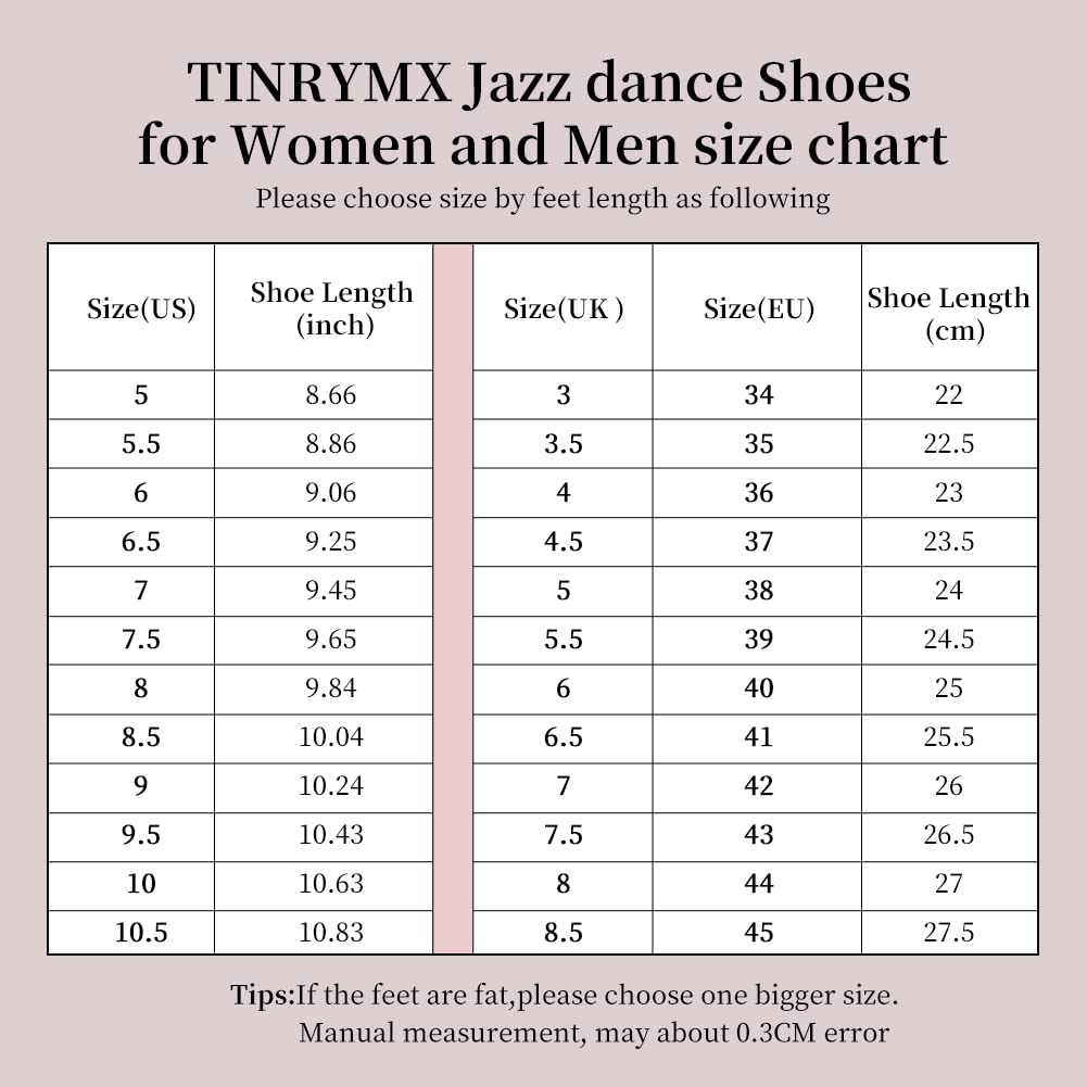 TINRYMX Jazz Shoes PU Leather Lace-up Elastic Slip On Split Sole Jazz Shoe for Women&Men Dance Shoes,GBPU-Silver-Suede Sole,7 US