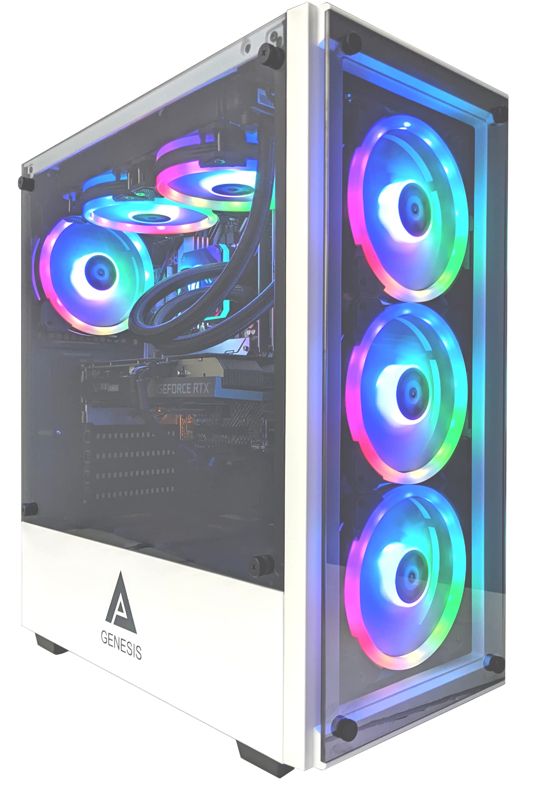 Cobratype Titanoboa Gaming Desktop PC - Ryzen 5600X, RTX 3060, 16GB DDR4, 1TB NVMe, AIO Liquid Cooler