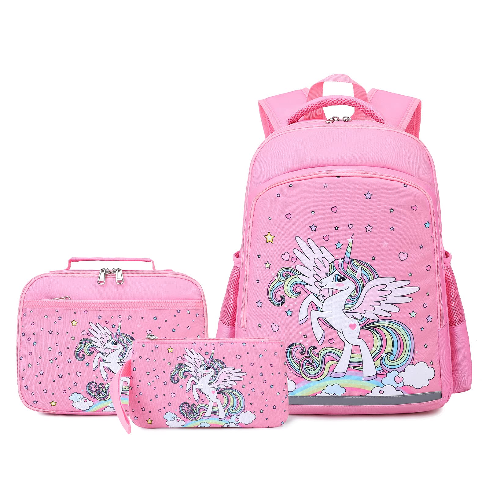 Girls Backpacks, Unicorn Backpack and Lunch Box for Girls, Kids Unicorn ...