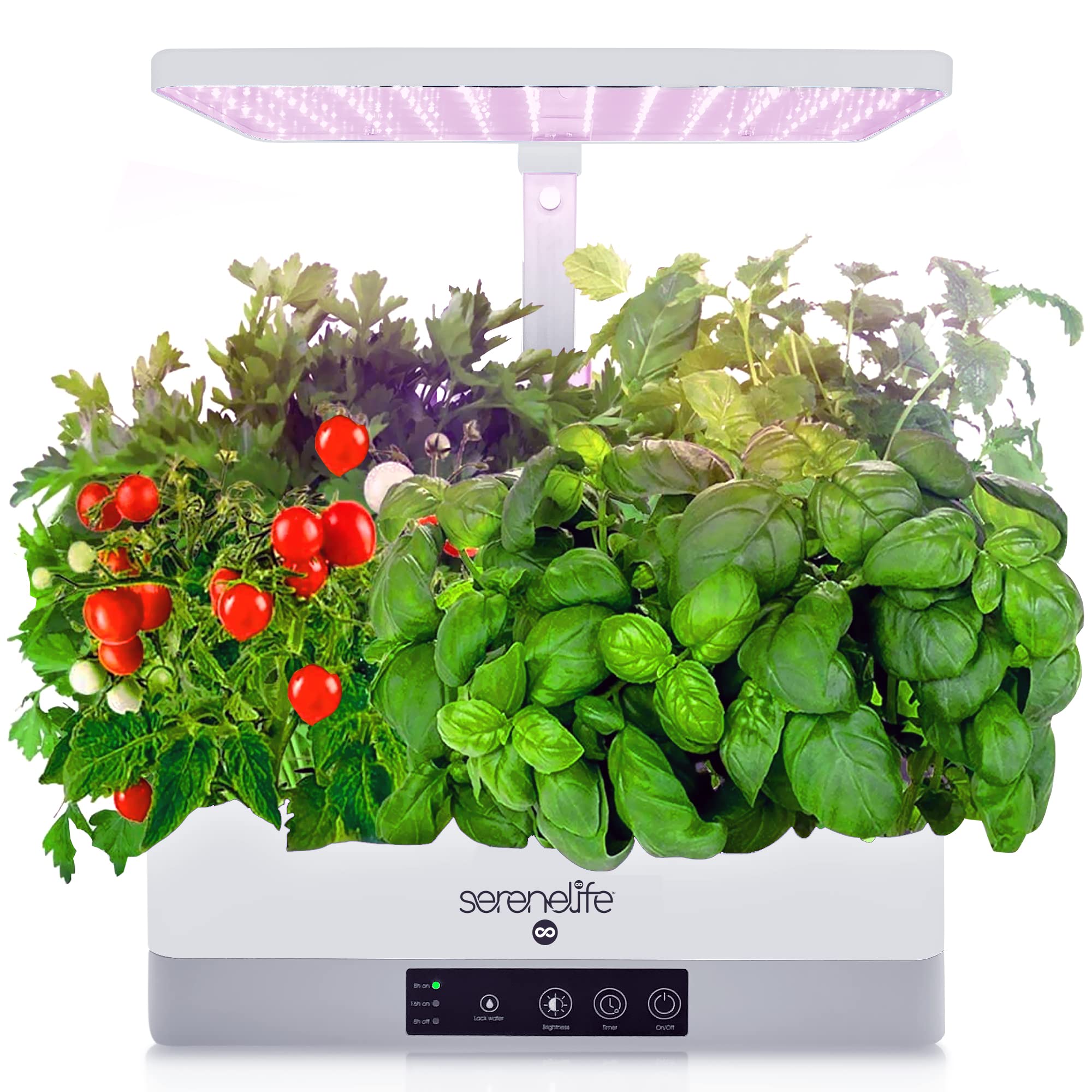 Hydroponic Herb Garden 6 Pods, Indoor Herb Garden Kit, Seed Pod, Indoor Garden, Full-Spectrum Grow Light, Adjustable Height, Hydroponic Indoor Garden, Smart Indoor Plant system