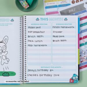 7" x 9" Hello Kitty & Friends x Erin Condren Kids Planner & Activity Book. 12-Month Undated Planner and Activity Sheets. Cute Gender Neutral Hello Kitty Theme with Sticker Sheets Included.