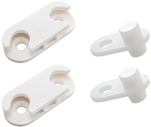 spare hardware parts hemnes shoe cabinet parts replacement for ikea part #110364 and #116713 (pack of 4 each)