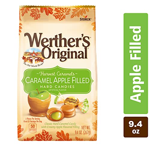 Werther's Original Hard Apple Filled Caramel Candy, 9.4 Oz Bag