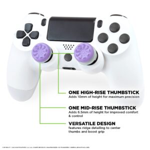 KontrolFreek FPS Freek Galaxy Performance Kit for PlayStation 4 Controller (PS4) | Includes Performance Thumbsticks and Performance Grips | Purple