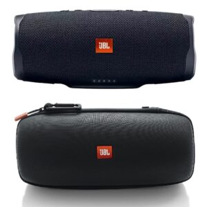 jbl charge 4 black bluetooth speaker with jbl authentic carrying case