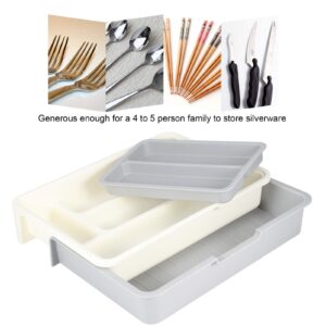 Hyuduo Utensil Drawer Organizer, Expandable Adjustable Kitchen Drawer Organizer For Utensils, Compartment Tidy Drawer,storage box storage box