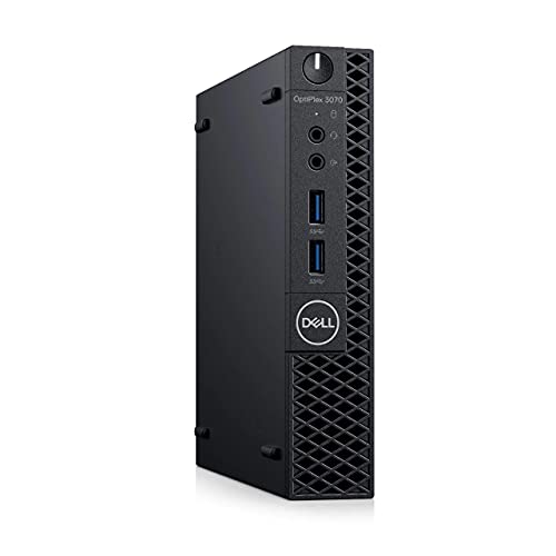 Dell OptiPlex 3070 Desktop Micro - Intel Core i5 9th Gen - i5-9500T - Six Core 3.7Ghz - 512GB SSD - 16GB RAM - Windows 10 Pro (Renewed)