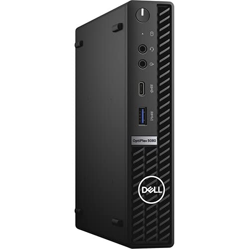 Dell OptiPlex 5080 Desktop Micro - Intel Core i7 10th Gen - i7-10700T - Eight Core 4.5Ghz - 512GB SSD - 16GB RAM - Windows 10 Pro (Renewed)