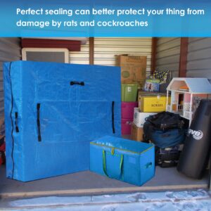 Extra Large Heavy Duty Moving Bags,Storage Bags with Handles for Packing,8 Large Totes,Waterproof Oversized Organizers,Reinforced Puncture Resistance and Strong Zipper Pulls,Alternative To Moving Box