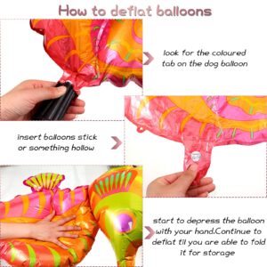 14 Pieces Sea Animal Balloons Under the Sea Balloons Octopus Shark Fish Ocean Balloons Sea Balloons Foil Balloons for Boys Girls Ocean Themed Party (Cute Style)