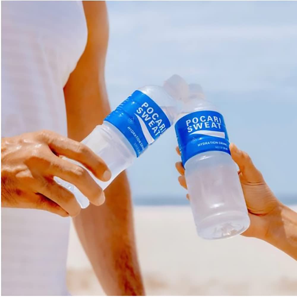 Pocari Sweat PET Bottles - The Water and Electrolytes that Your Body Needs, Japans Favorite Hydration Drink, Now in the USA, Clear, 500 ml, 12 Pack