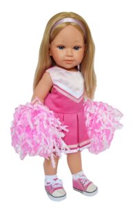 18 inch doll clothes- pink cheerleader outfit fits 18 inch fashion girl dolls