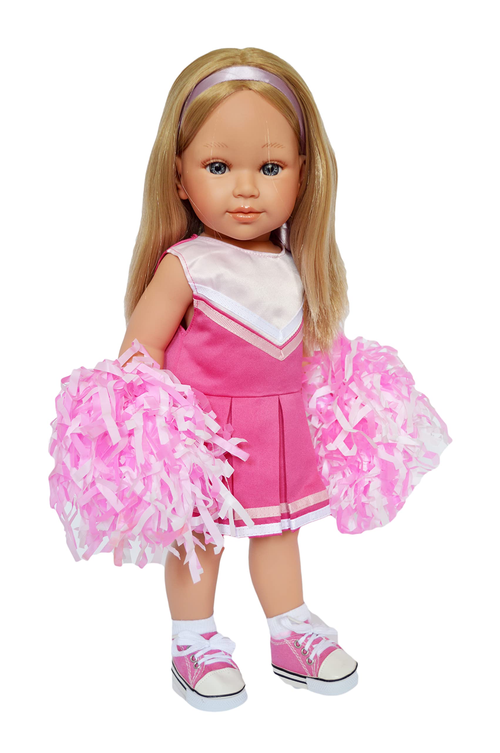 18 Inch Doll Clothes- Pink Cheerleader Outfit Fits 18 Inch Fashion Girl Dolls