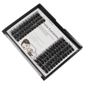 Bodermincer 84 Clusters Large Pack D Curl Volume Lashes Set Wide Cluster False Eyelash DIY Eyelash Extension Individual Lash Girl Women Home Eyelash Extension (12mm)