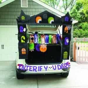 Value Haunted House Trunk-or-Treat Decorating Kit - Party Decor - 17 Pieces