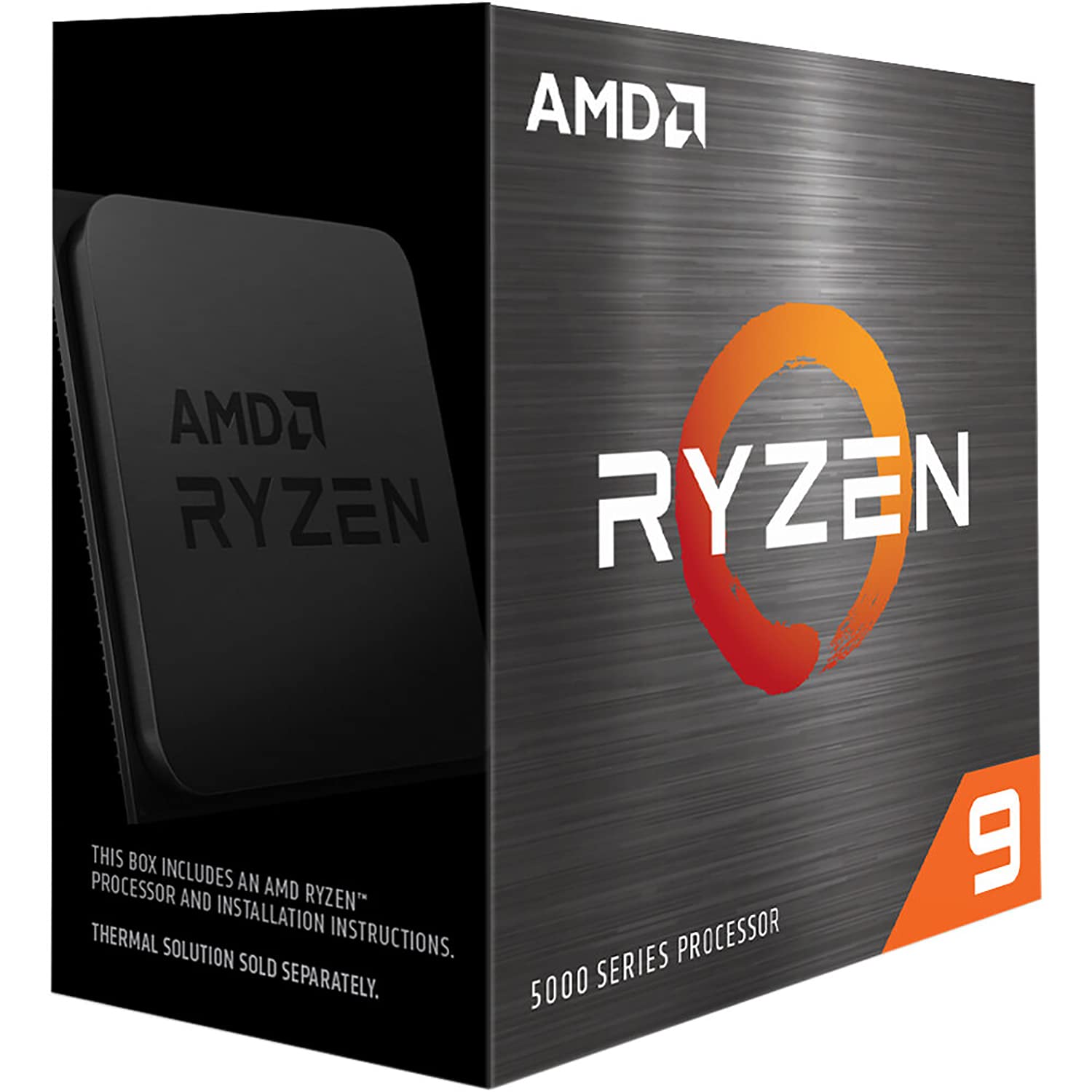 AMD Ryzen 9 5900X 12 Cores, 24 Threads 3.7GHz 64MB Unlocked Desktop Gaming Processor - 7nm, 5th Gen, 4.8GHz Max Boost Clock CPU - 100-100000061WOF - BROAGE HDMI Cable - 1 Pack