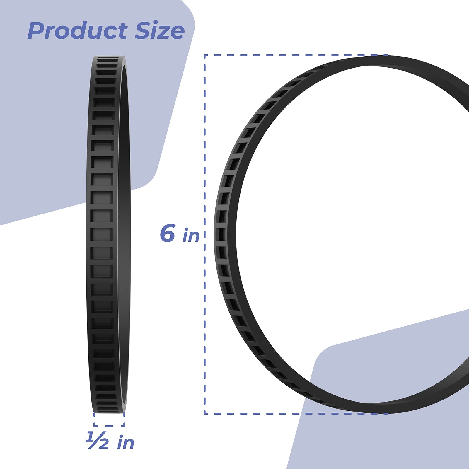 650721-00 Bandsaw Rubber Tires Replacement for Dewalt Band Saw Tires DWM120 A02807 DCS374 DW328K - 2 Pack