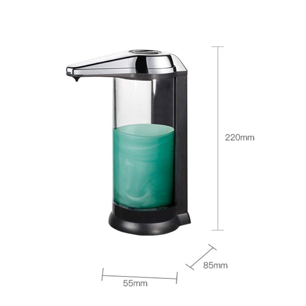SHUTING2020 Soap Dispenser Automatic Foaming Hand Sanitizer Bottle Wall Mounting Lotion Bottle Soap Dispenser Large Capacity Soap Pump (Color : Black)