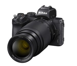 nikon z50 + z dx 16-50mm + z dx 50-250mm mirrorless camera kit (renewed)