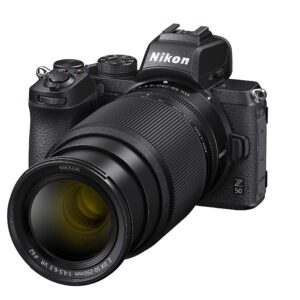 Nikon Z50 + Z DX 16-50mm + Z DX 50-250mm Mirrorless Camera Kit (Renewed)